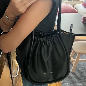 Proenza Schouler large black leather tote bag, perfect condition
